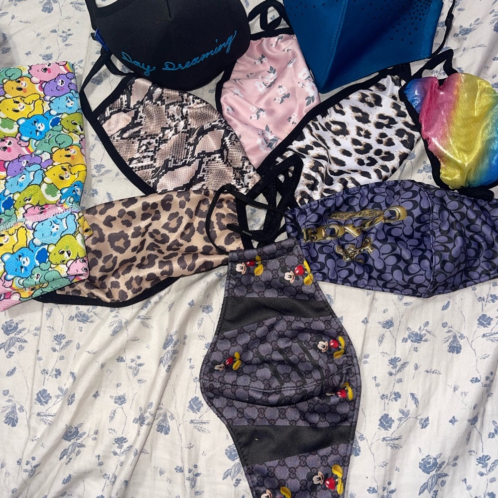 Colorful Patterned Face Masks Collection